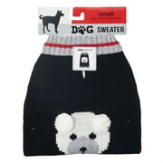 Angle View: Fetchwear Polar Bear Dog Sweater, Small