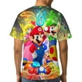 thumbnail image 6 of Luigi The Super Mario Bros Unisex Short-sleeve Shirt For Men Women Novelty 3D Print T-Shirt Soft Comfortable Tee Shirts, 6 of 7