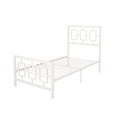 thumbnail image 5 of Dawn Modern Iron Twin Bed Frame, White, 5 of 10