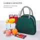 thumbnail image 5 of Balery Dark teal green Bolsa de Almuerzo para Mujeres, Caja de Almuerzo, Bolsa de Almuerzo Pequeña Impermeable, Tote de Almuerzo Reutilizable con Gran Capacidad, 5 of 6