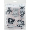 Stampers Anonymous Tim Holtz emboutisseurs anonima Estensibile timbri ponderings 7 x 21,5 cm