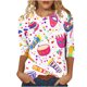 thumbnail image 1 of TaTaai Hoodies Shirts for Women Early Fall Long Sleeve Tops Vintage Graphic Outfits Tops Fashion Pullover Tees Gift, 1 of 6