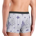 thumbnail image 4 of Kdxio Men's Boxer Briefs with Bouquet and Lavender Flowers Print - Comfortable and Breathable Underwear for Everyday Wear, 4 of 7