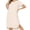 502_Beige, variant on MEICHEN Women's Summer Sleep Dresses Women's Solid Short Sleeved Sleepwear Loungewear Womens Home Essentials Fashion Nightgowns