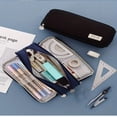 thumbnail image 4 of Multi-layer Cloth Pencil Case Set – Elegant Japanese and Korean Style Multi-Functional Stationery Storage Box for Office and Creative Use (2-Pack), 4 of 5