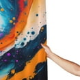 thumbnail image 6 of Fractal Blaze Texture Pattern Shower Curtain, Abstract Waterproof Bath Curtains for Bathroom Decorations, 72 x 72 inches, 6 of 7