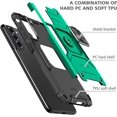 thumbnail image 4 of for Galaxy S21 Case, S21 Case with Self Healing Flexible TPU Screen Protector [2 Pack], Military Grade Double Shockproof with Kickstand Protective Case for Samsung Galaxy S21 5G-Dark Green, 4 of 14