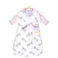 thumbnail image 2 of Hudson Baby Infant Girl Cotton Long-Sleeve Wearable Sleeping Bag, Sack, Blanket, Floral Unicorn Long Sleeve, 12-18 Months, 2 of 4