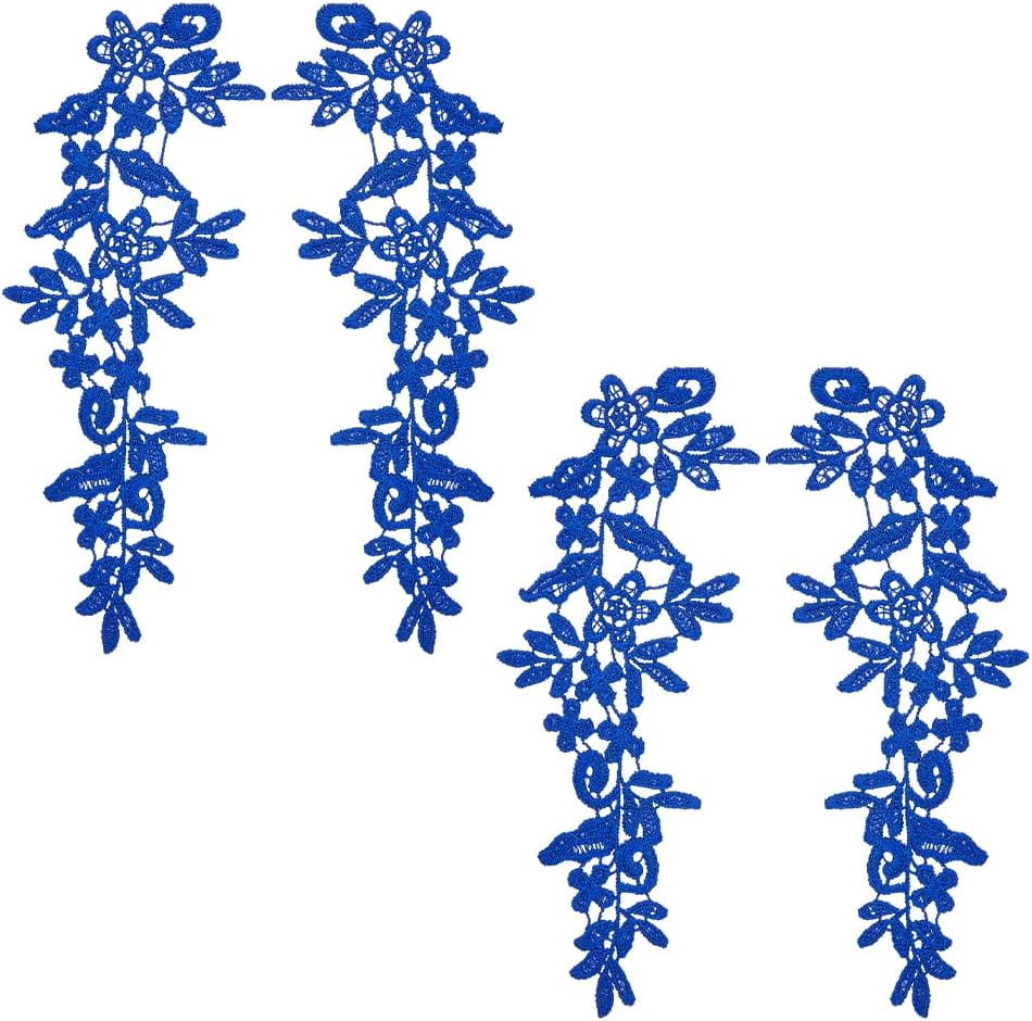 Floral Embroidered Lace Trim Fabric – 15.7 Inch Width, By The Yard For DIY Dresses & Decor (2 Yards) - View #4