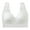 White, variant on Soft Wireless Comfort Bra for Women Adjustable Straps Seamless Design All Day Support Lightweight Breathable