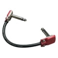 thumbnail image 1 of Tachiuwa 6 inch Guitar Patch Cable Versatile Usage Durable Flexible Slip Resistant Design Red, 1 of 8