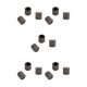 thumbnail image 3 of Eigraketly Tono S de guitarra de 3 piezas con perillas de guitarra de Metal, perillas de control de tono fáciles de instalar, aptas para la Type2 NO2, 3 of 6