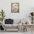 thumbnail image 3 of Stupell Industries Subtle Botanicals Pattern Plants & Flowers Painting Gold Floater Framed Canvas Art Print Wall Art, 25 x 31, 3 of 10