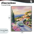 thumbnail image 4 of Stupell Industries French Country Driving Along The Coast Gray Framed Giclee Art, 11 x 14, by The Prints Vibe, 4 of 8