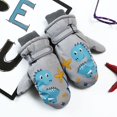 thumbnail image 2 of Toddler Winter Mittens Waterproof Boy Ski Gloves Warm Fleece Snow Mitten for Baby Boy Girl Cold Weather, 2 of 4