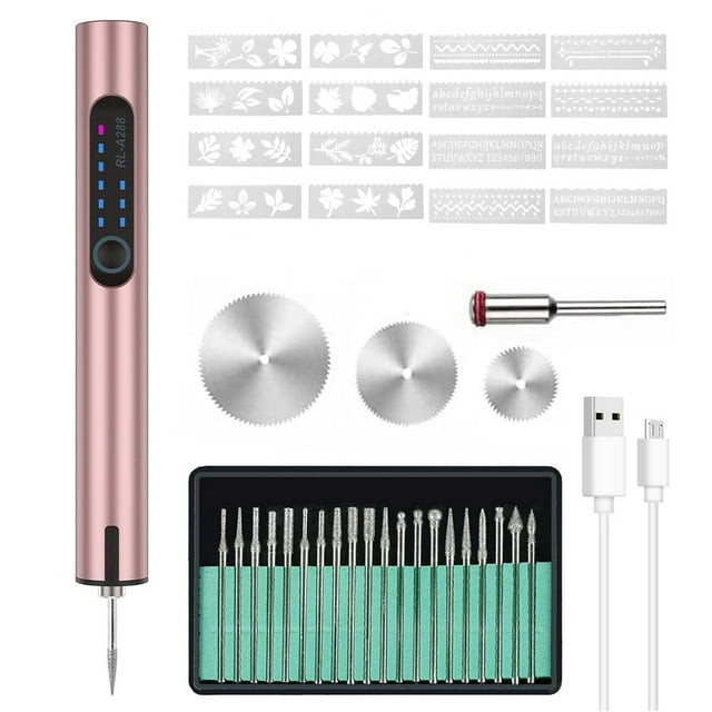 MesaSe 500MHA Electric Engraving Pen Cordless Micro Carving Pen with 3 Adjustable Speed