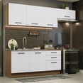 thumbnail image 2 of Cocina Integral 260cm Marrón/Blanco Agata Madesa, 2 of 5