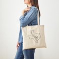 thumbnail image 3 of CafePress - Austin Texas Tote Bag - Unisex Canvas Tote Bag, Beige, 1-Piece, 3 of 6