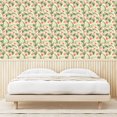 thumbnail image 4 of Ambesonne Leaf Peel & Stick Wallpaper for Home, Hawaiian Aloha Hibiscus, 13"x36", Peach Salmon Green, 4 of 6