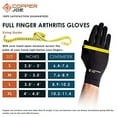 thumbnail image 2 of Copper Joe Arthritis Gloves, Compression Gloves for Men and Women Joint Pain Hand Brace Support - Medium, 2 of 5