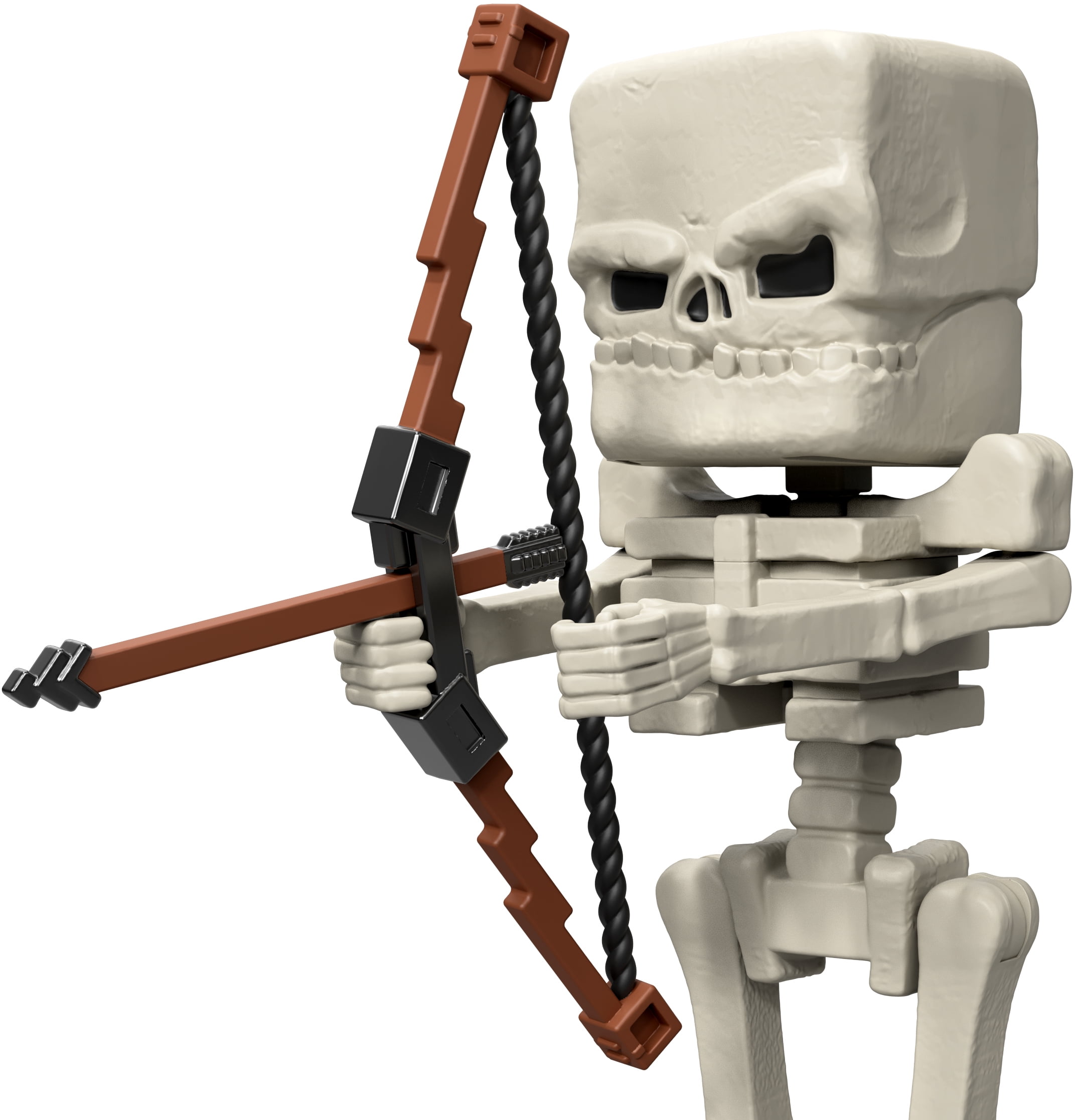 Minecraft Skeleton Action Figure & Accessories, 4-inch Toy Set Inspired by A Minecraft Movie