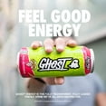 GHOST® Zero Sugars Energy Drink, WARHEADS® Sour Watermelon, 16 fl oz