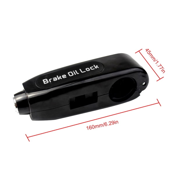 Cerradura De Agarre De Motocicleta Cerradura antirrobo para manillar de motocicleta a prueba de agua (negro) Ndcxsfigh Accesorios para bicicletas