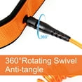 thumbnail image 5 of Surf Leash,Surf Stand Siuke 7mm Thick 10ft Thick 10ft Coiled Waist 7mm Thick, 5 of 5