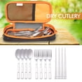 thumbnail image 3 of Ensemble de Couverts en Acier Inoxydable, Ensemble d'Ustensiles de Camping en Acier Inoxydable Ensemble d'Ustensiles de Cuisine Camping Ensemble d'Utilisation Pratique, 3 of 13
