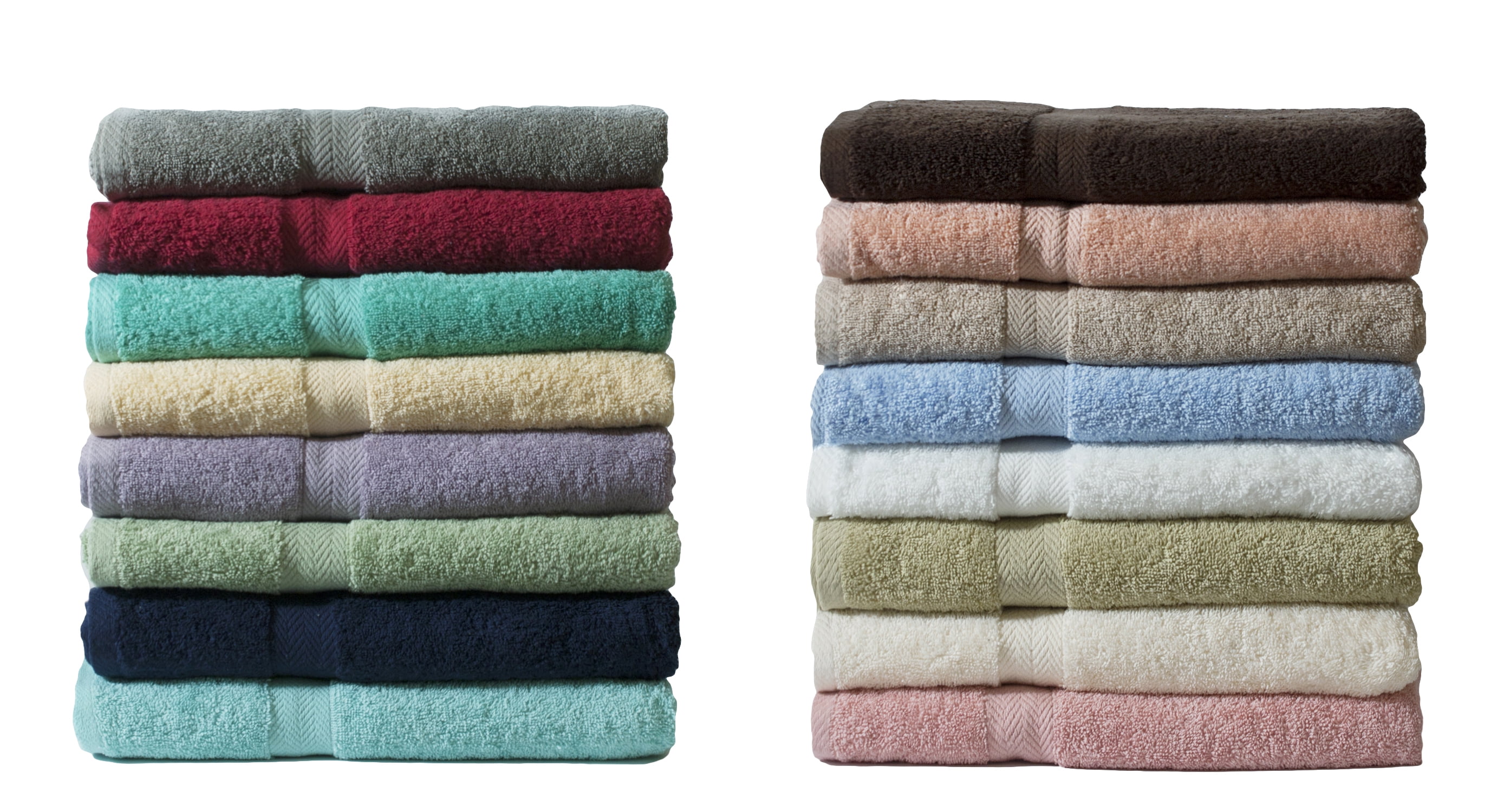 Deluxe Basics 6-Piece Solid Luxury Towel Set, Ecru