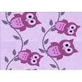 thumbnail image 1 of Ahgly Company Indoor Rectangle Patterned MediumOrchid Purple Area Rugs, 8' x 10', 1 of 6