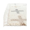 thumbnail image 3 of Unique Loom Hygge Shag Collection Area Rug - Positive (5' 1" x 8' Rectangle Ivory/Beige), 3 of 6