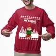 thumbnail image 2 of Christmas Sweatshirt, This Is My Gnome Costume Funny Christmas Sweatshirt, Unique Winter Holiday Sweatshirt, Witty Gnome Lover Gift for Women & Men, 2 of 5