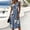 Navy, variant on QUNYINEY Long Casual Dresses for Women A Line Summer Sleeveless Floral Sundress Vacation Loose Fit V Neck Dresses