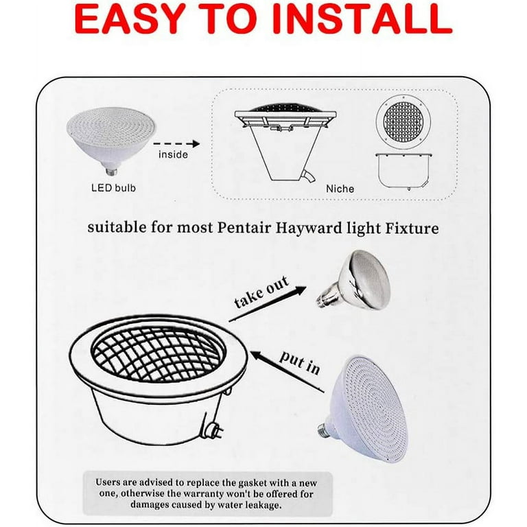 Pentair Fiber Optic Pool Light Bulb Shelly Lighting