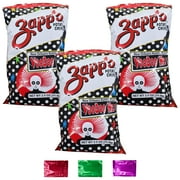 Zapp's Voodoo Heat New Orleans Kettle Style Potato Chips, Gluten-Free Snack, Hot & Spicy Zapps Chips for Party Travel On The Go Snacking 2.5 oz Pack of 3 w/Bonus Snoep in Beperkte Oplage