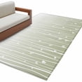 thumbnail image 2 of 3'x5' Area Rugs, Sage Green Indoor Outdoor Area Rug for Living Room Bedroom, Floral Stripe Gradient Simple Branch Texture Washable Bathroom Rugs Kitchen Floor Carpet Mats Home Decor Aesthetic, 2 of 8
