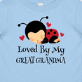 thumbnail image 4 of Inktastic Loved by My Great Grandma Girls Baby T-Shirt, 4 of 5