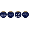 thumbnail image 2 of Darling Souvenir Personalized 190-Pack Candy Labels Bridal Shower Custom Stickers- Blue, 2 of 3