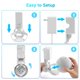 thumbnail image 5 of Soporte de pared ZUOLACO para Echo Dot 5th Gen, blanco, 5 of 7