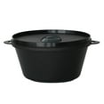 thumbnail image 1 of PacknWood 209MBMCOC 2.5 Oz. Small Black Pans With Lid Included- Pack Of 200, 1 of 2