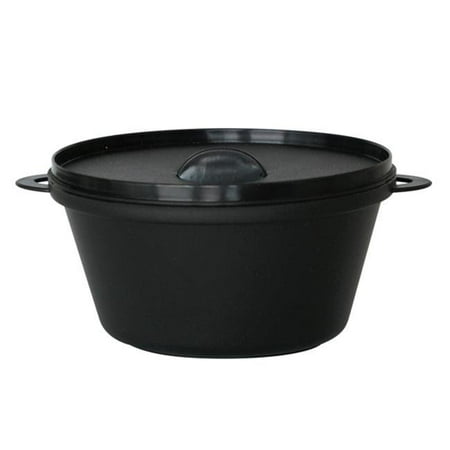 

PacknWood 209MBMCOC 2.5 Oz. Small Black Pans With Lid Included- Pack Of 200