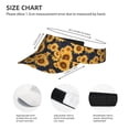 thumbnail image 3 of Fuzoiu Navy Blue Plaid Sunflower Print Adult Sunscreen Visor Cap,Adjustable Summer Cap for Men Women,Unisex Running Outdoor Beach Hat, 3 of 7