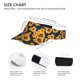 thumbnail image 3 of Fotbe Navy Blue Plaid Sunflower Visera Deportiva con Diseño, Gorra Abierta Ajustable de Algodón para Mujer y Hombre, 3 of 7