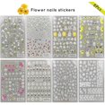 thumbnail image 2 of Flower Nail Stickers Nail Decals for Women Colorful Flower Daisy Nail Designs Holiday Nail Stickers for Nail Art Accessories Spring 3D Self Adhesive N, 2 of 4