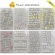 thumbnail image 2 of Flower Nail Stickers Nail Decals for Women Colorful Flower Daisy Nail Designs Holiday Nail Stickers for Nail Art Accessories Spring 3D Self Adhesive N, 2 of 4