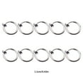 thumbnail image 3 of pitrice 10 Pairs Ear Wire Converter with Loop Adjustable Multiple Clip-on Earring Findings Painless Invisible Earrings Adapter No Hanging Steel 13MM, 3 of 7