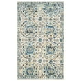 thumbnail image 4 of SAFAVIEH Evoke Rado Floral Medallion Area Rug, Ivory/Blue, 3' x 5', 4 of 5