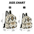 thumbnail image 2 of FORMRS Mini Backpack Purse for Women Travel Daypack Casual Shoulder Bag, White and Black, 2 of 7