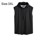 thumbnail image 2 of Camiseta sin mangas con capucha y ajuste informal, camiseta sin mangas para entrenamiento en gimnasio, 2 of 6